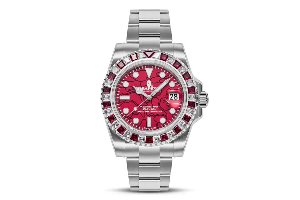 A BATHING APE TYPE 1 BAPEX CRYSTAL STONE watch JDM