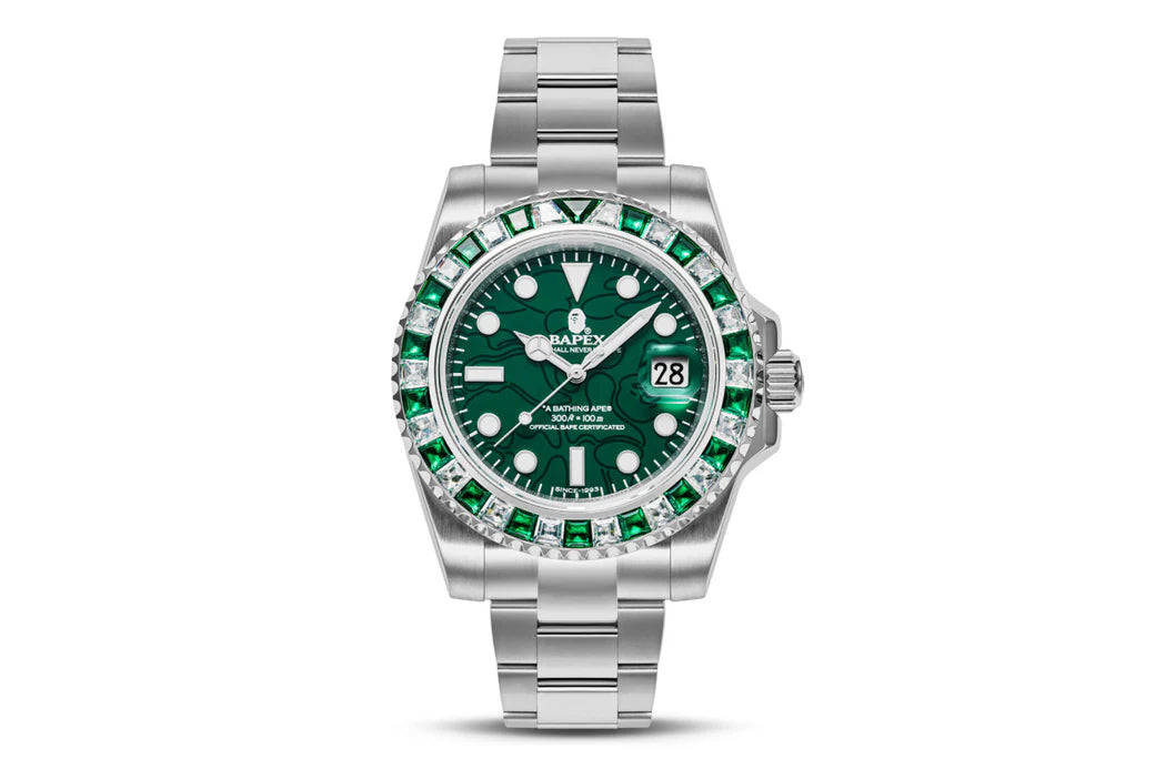 A BATHING APE TYPE 1 BAPEX CRYSTAL STONE watch JDM