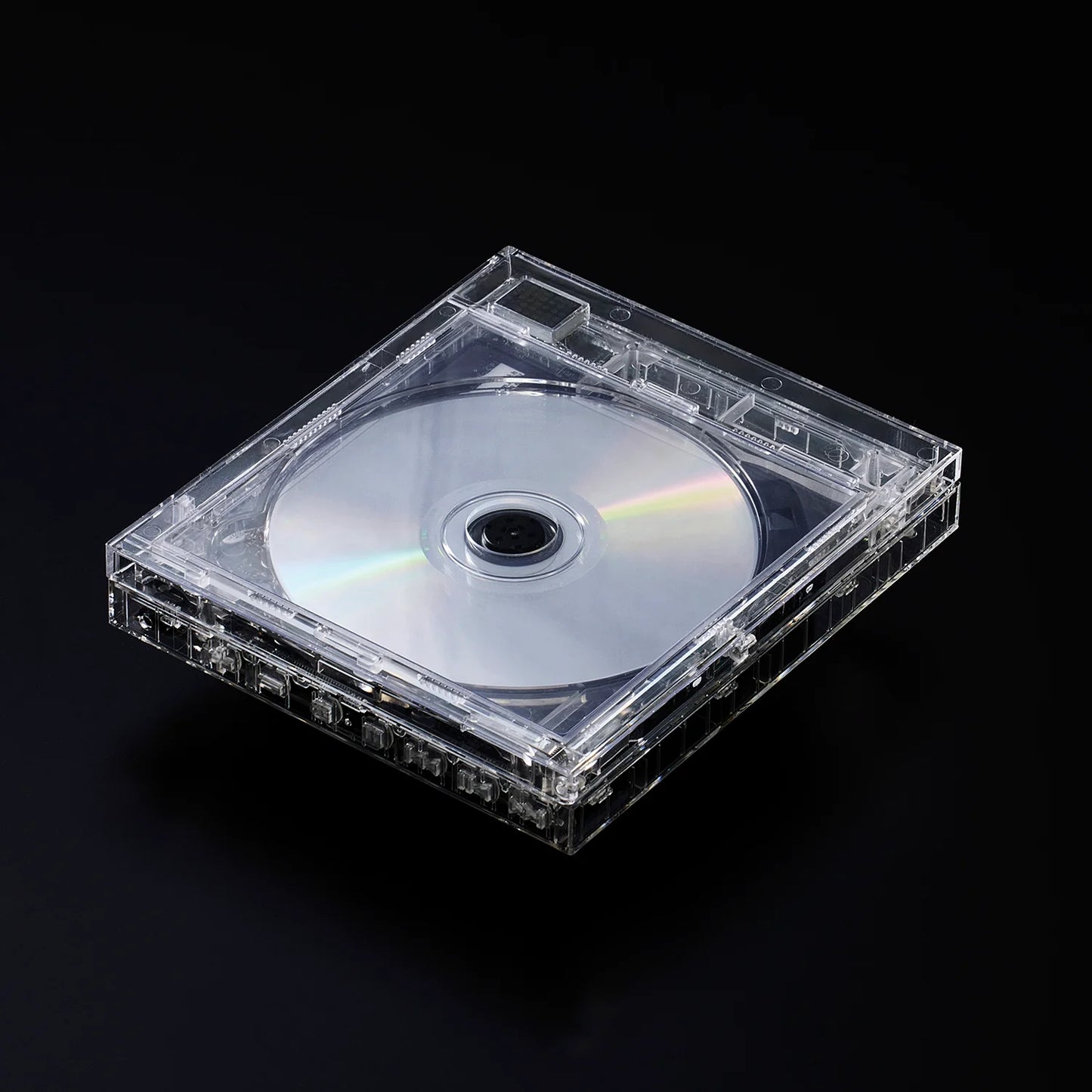KM5 Instant Disk Audio-CP1 CD player Clear transparent color