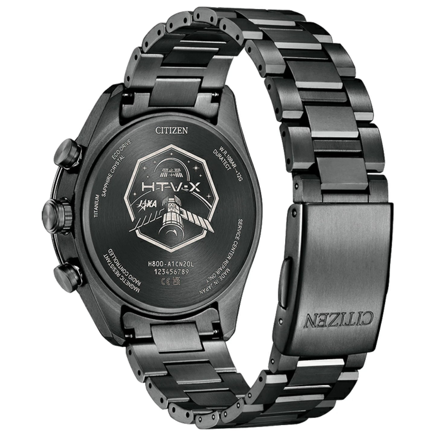 CITIZEN ATTESA ACT Line Black Titanium JAXA LABEL HTV-X Limited model 星辰 日本製限定版手錶 AT8289-67E JDM日版