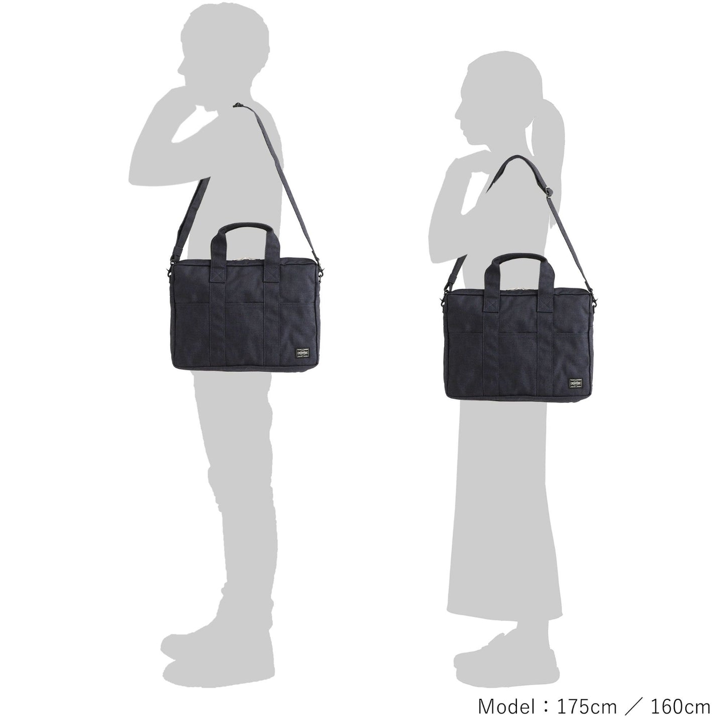PORTER SMOKY 2WAY BRIEFCASE Yoshida made in Japan briefcase 592-27530