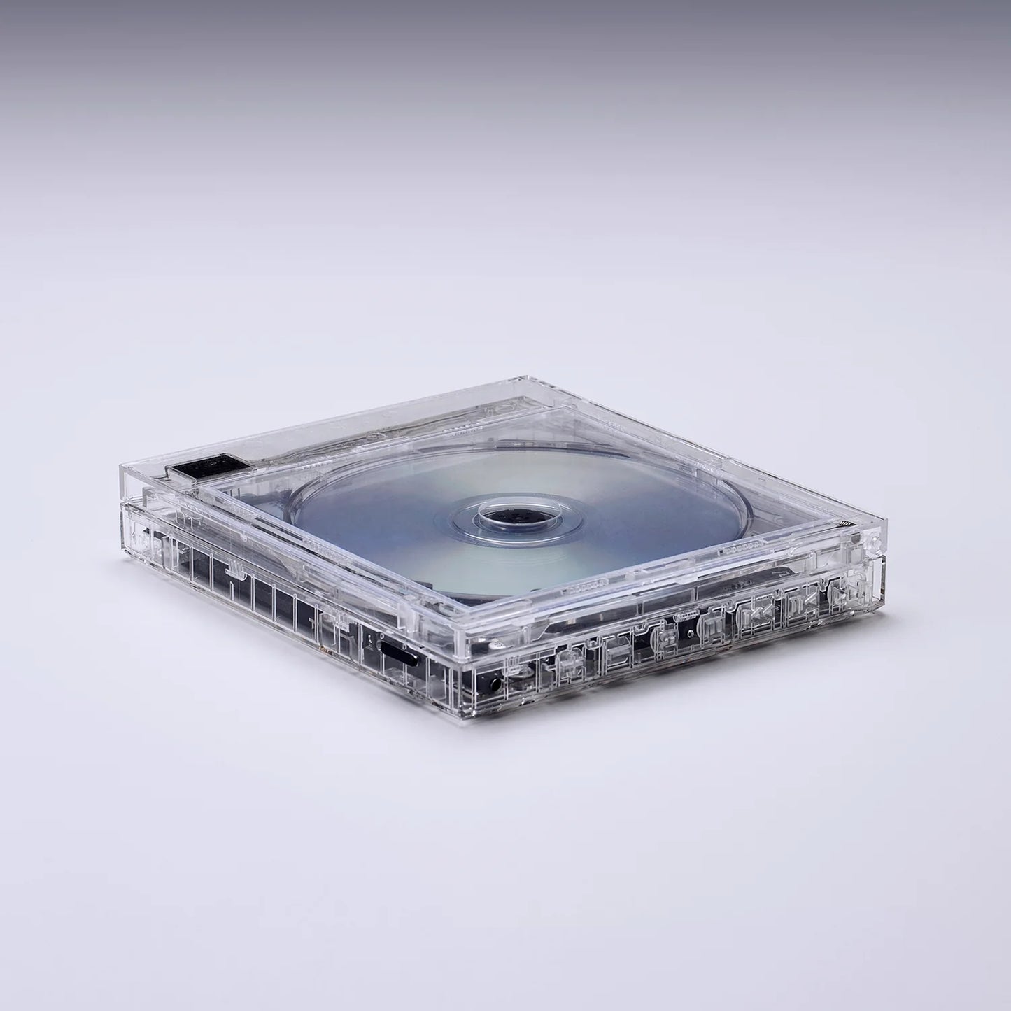 KM5 Instant Disk Audio-CP1 CD player Clear transparent color