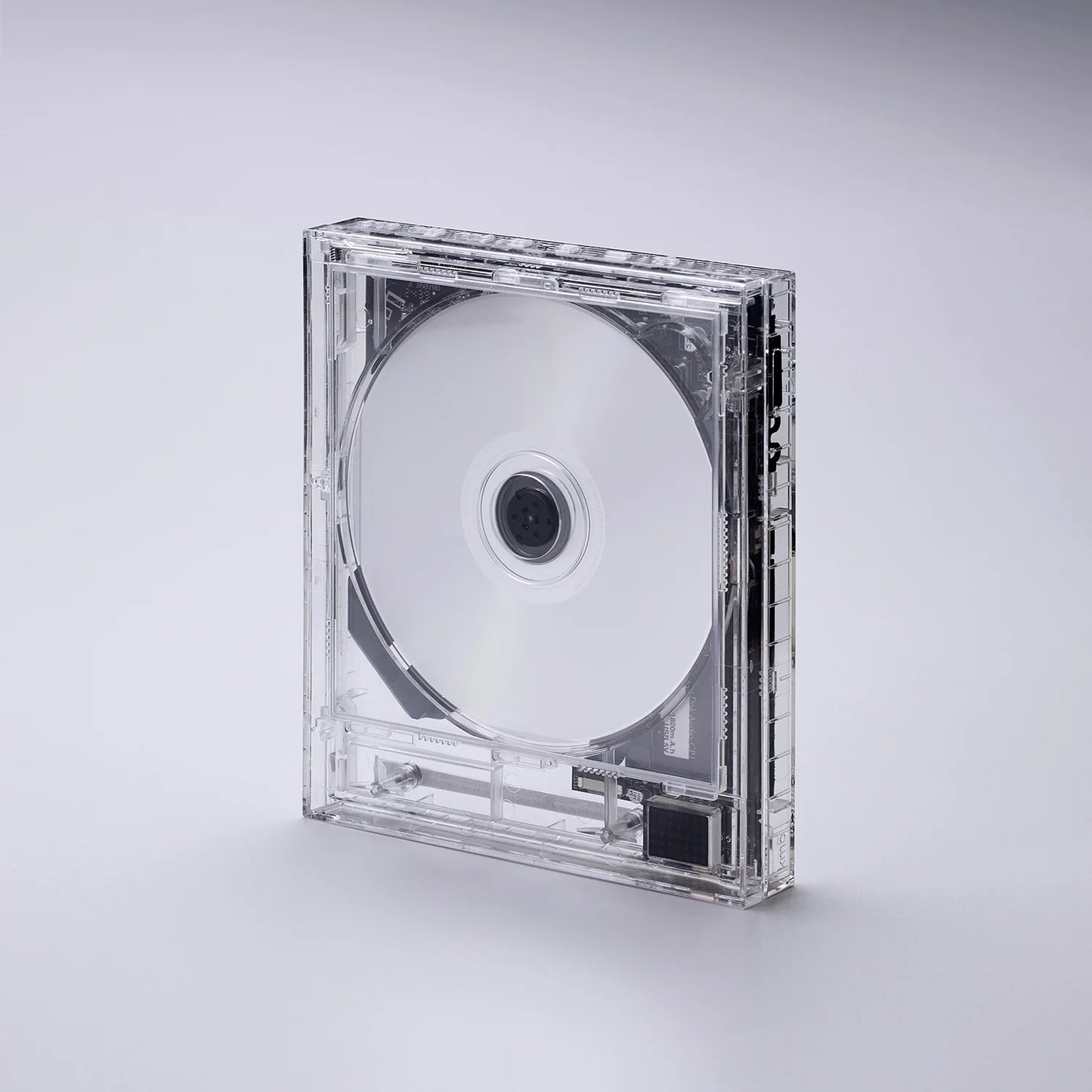 KM5 Instant Disk Audio-CP1 CD player Clear transparent color