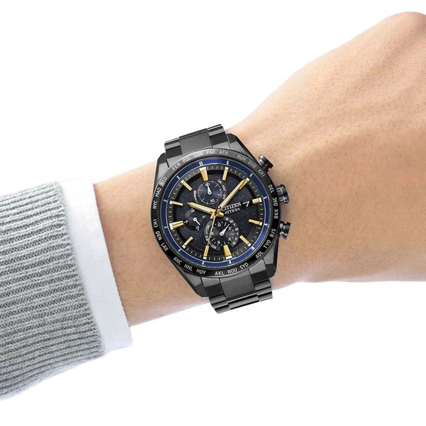 CITIZEN ATTESA ACT Line Black Titanium JAXA LABEL HTV-X Limited model 星辰 日本製限定版手錶 AT8289-67E JDM日版