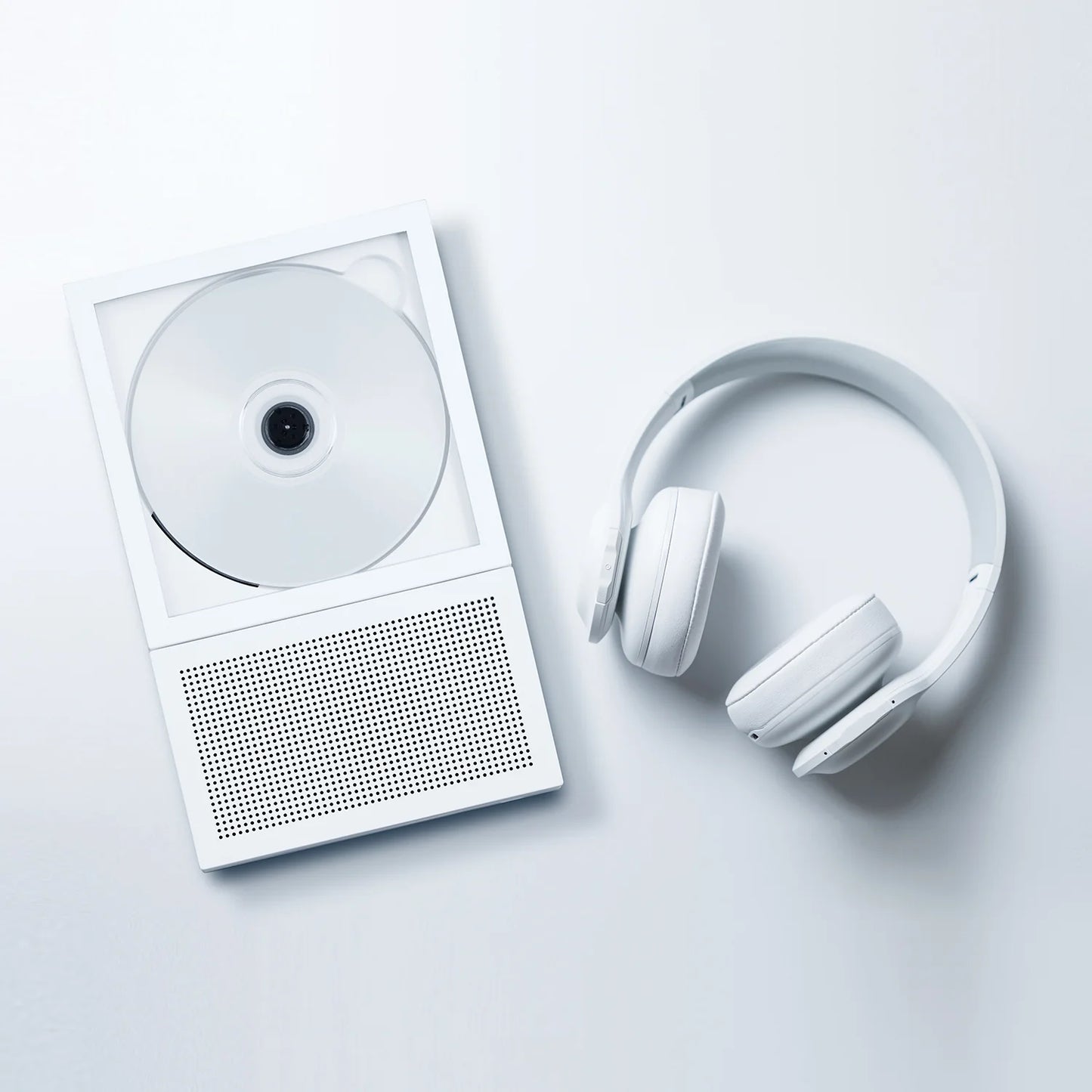KM5 Instant Disk Audio-CP2 CD player White (with Full-range Speaker)