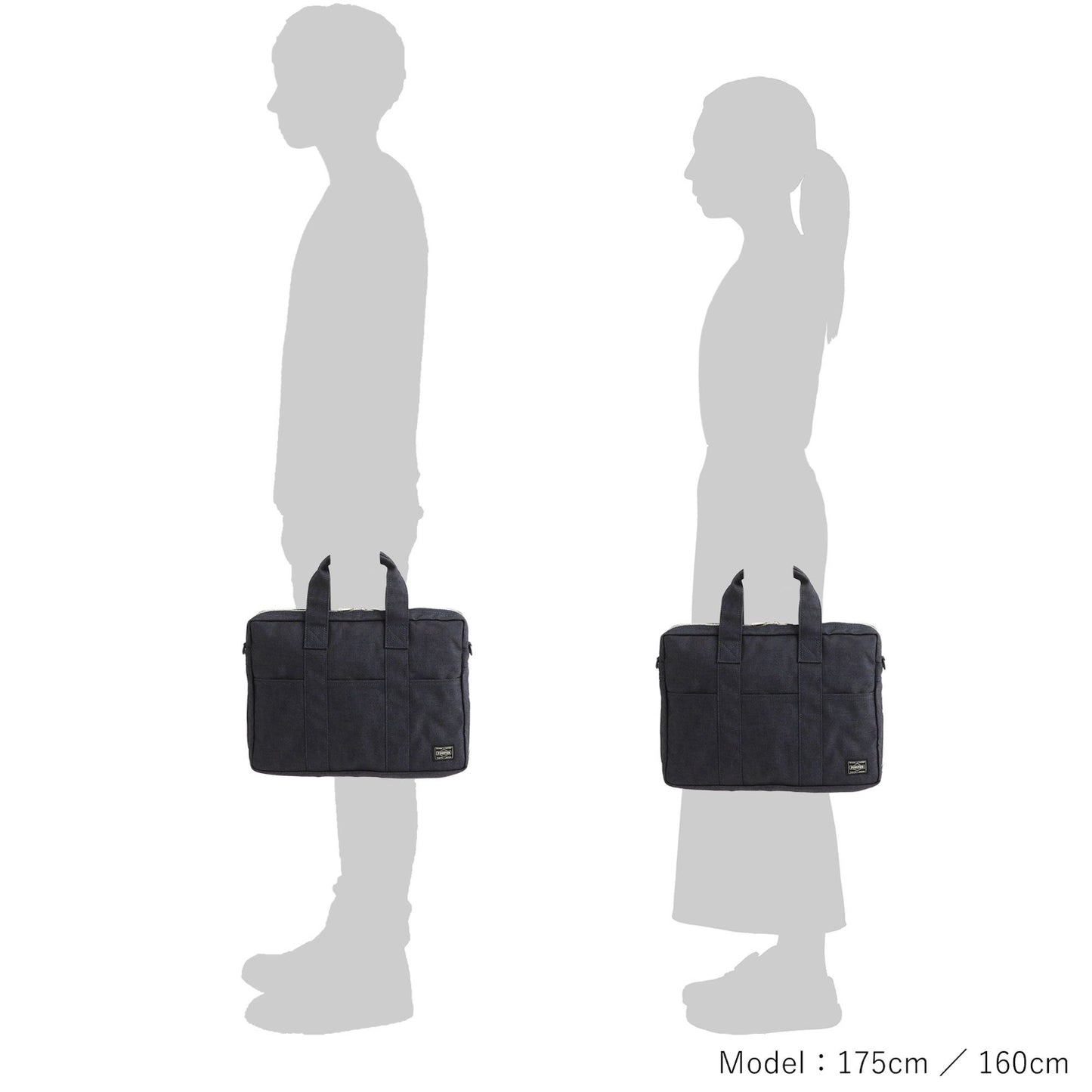 PORTER SMOKY 2WAY BRIEFCASE Yoshida made in Japan briefcase 592-27530