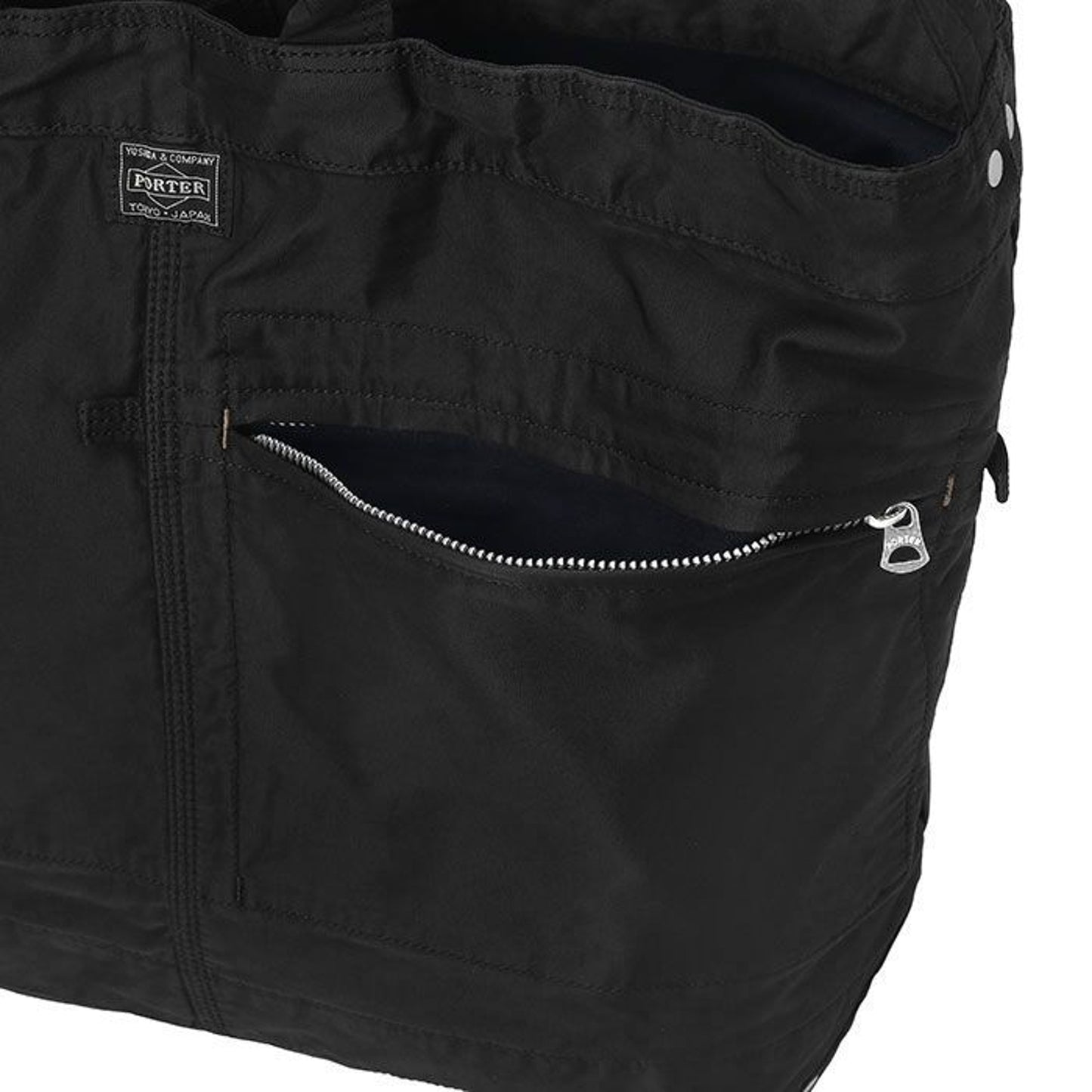 PORTER MILE 2WAY TOTE BAG (L) made in Japan 754-15107