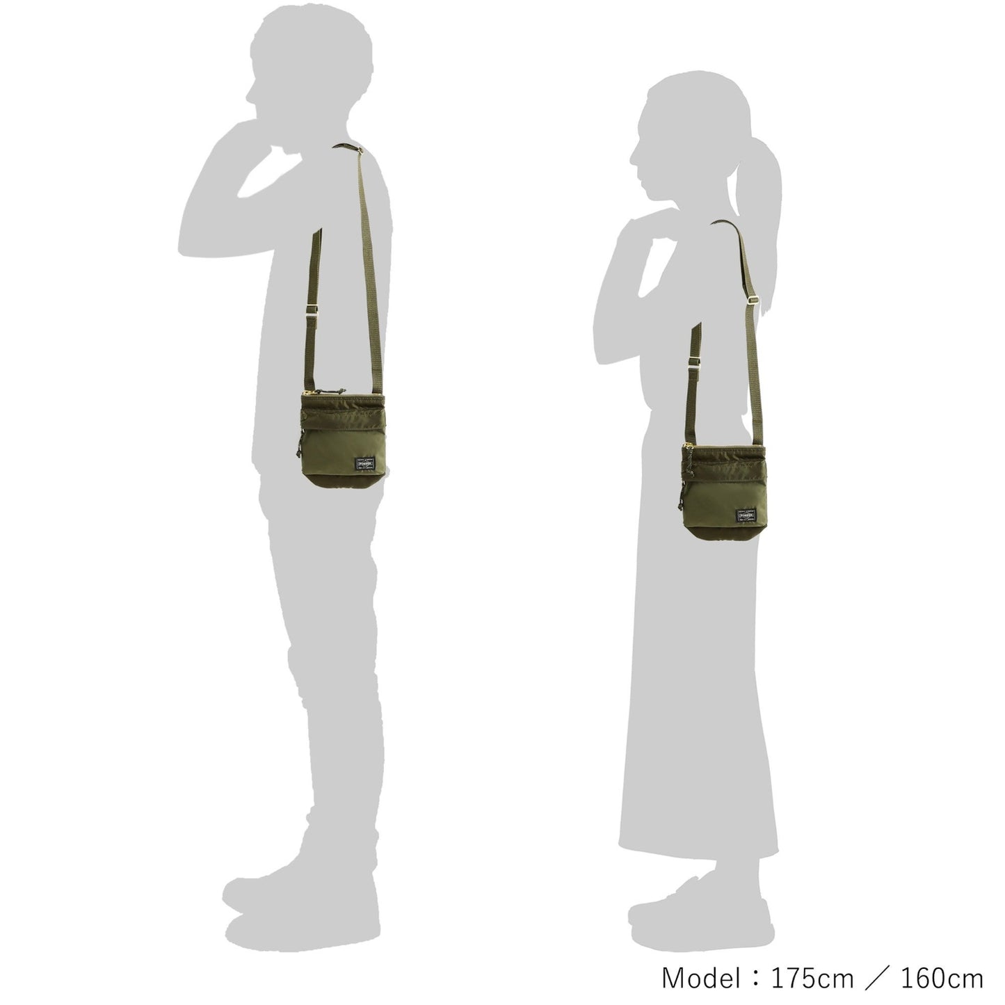 PORTER FORCE SHOULDER POUCH made in Japan 855-05461
