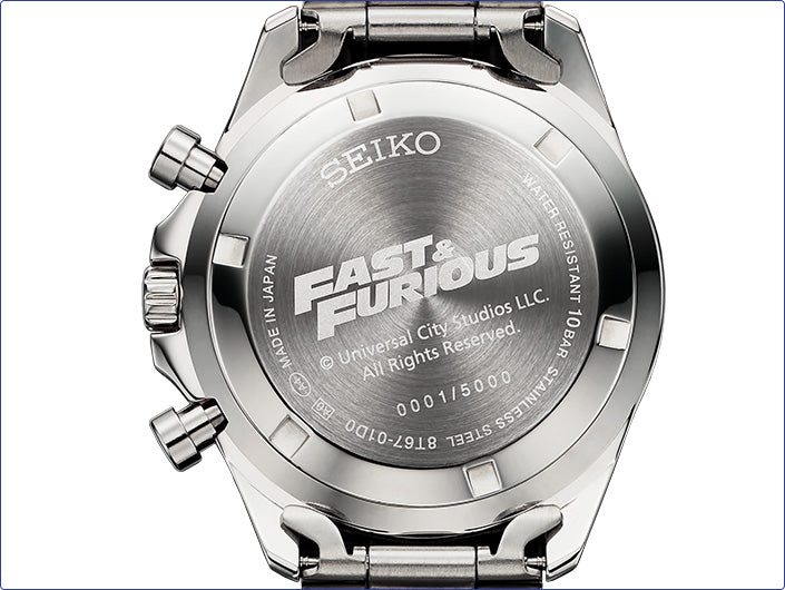 Seiko FAST AND FURIOUS 狂野時速 精工日本製限定版 手錶 JDM日版