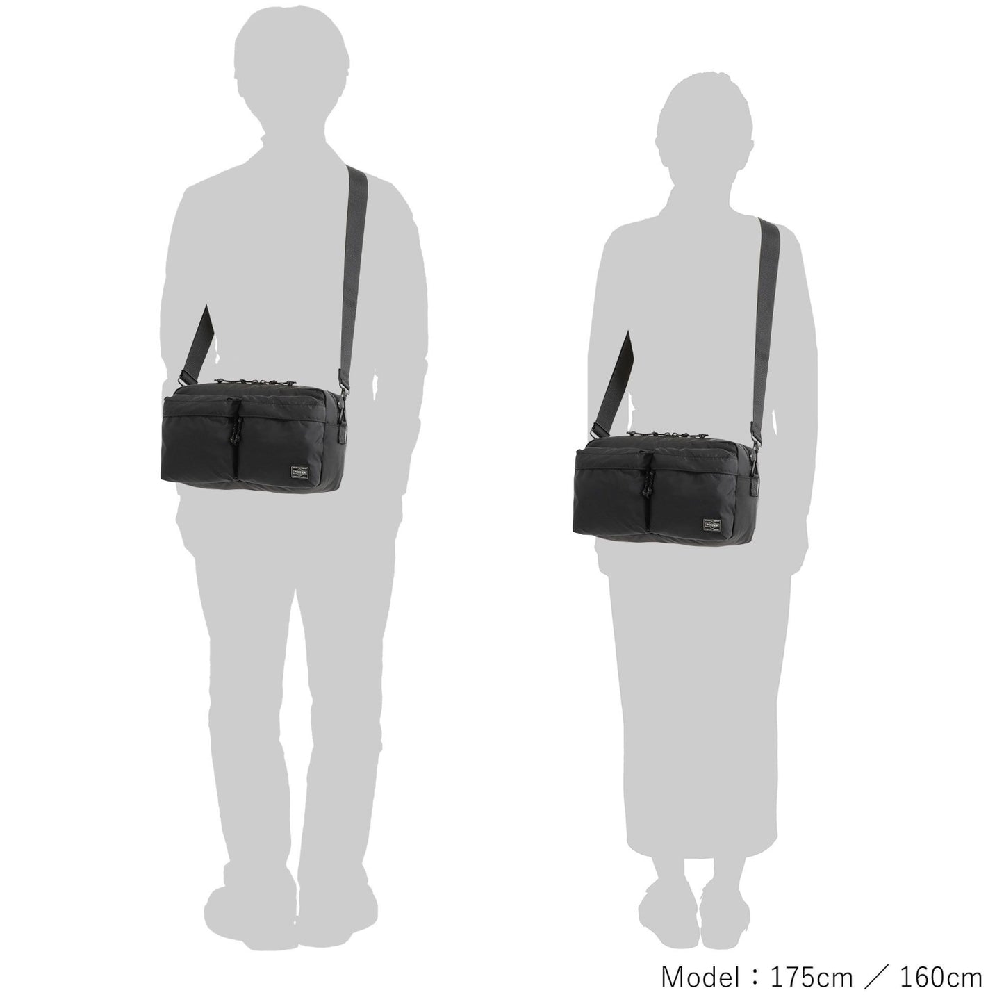 PORTER FORCE 2WAY WAIST BAG 吉田 日本製斜孭袋 腰包 855-07418