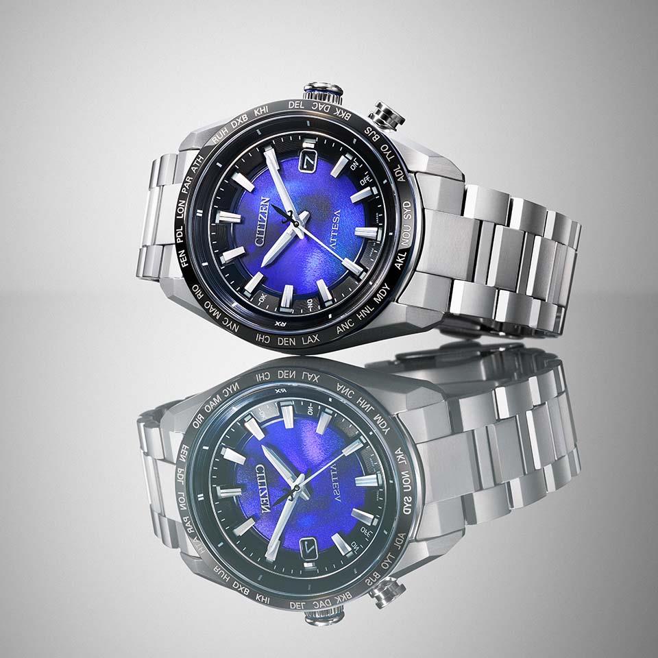 CITIZEN ATTESA ACT line UNITE with BLUE 星辰 日本製限定手錶 CB0288-65L JDM日版
