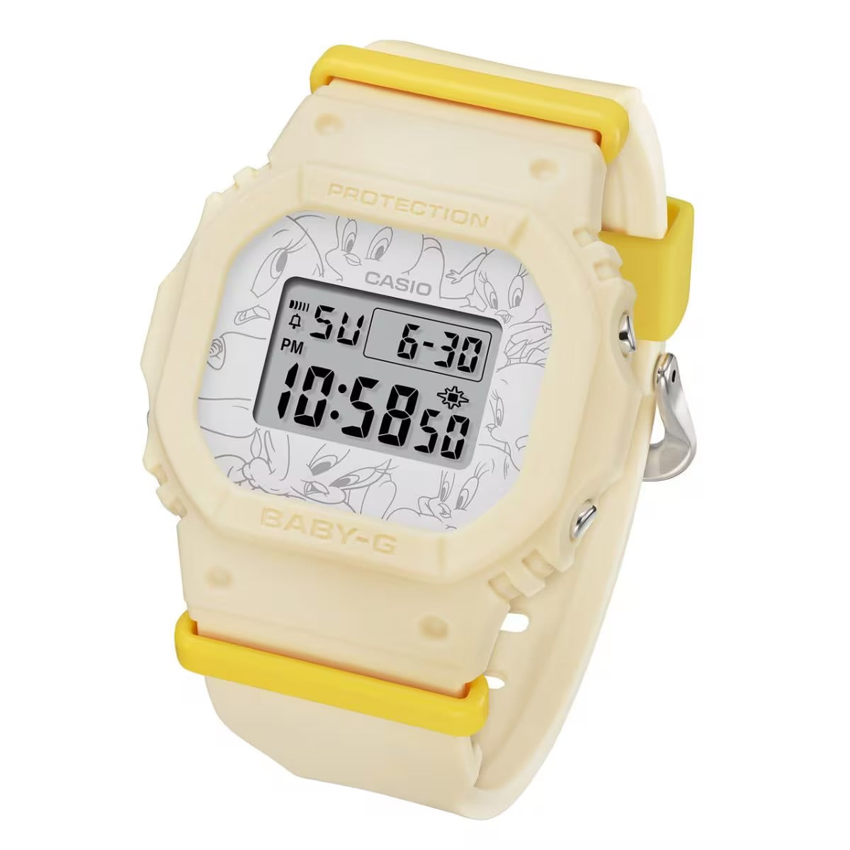 CASIO X TWEETY BABY G BGD-565 Series LOONEY TUNES 翠兒 特別版手錶 BGD-565TW-5JR JDM 日版