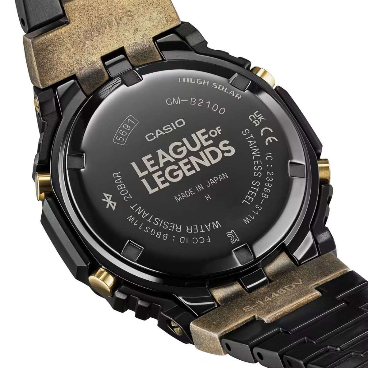 Casio G-SHOCK LEAGUE OF LEGENDS Special Edition Watch FULL METAL 2100 Series GM-B2100LL-1AJR JDM
