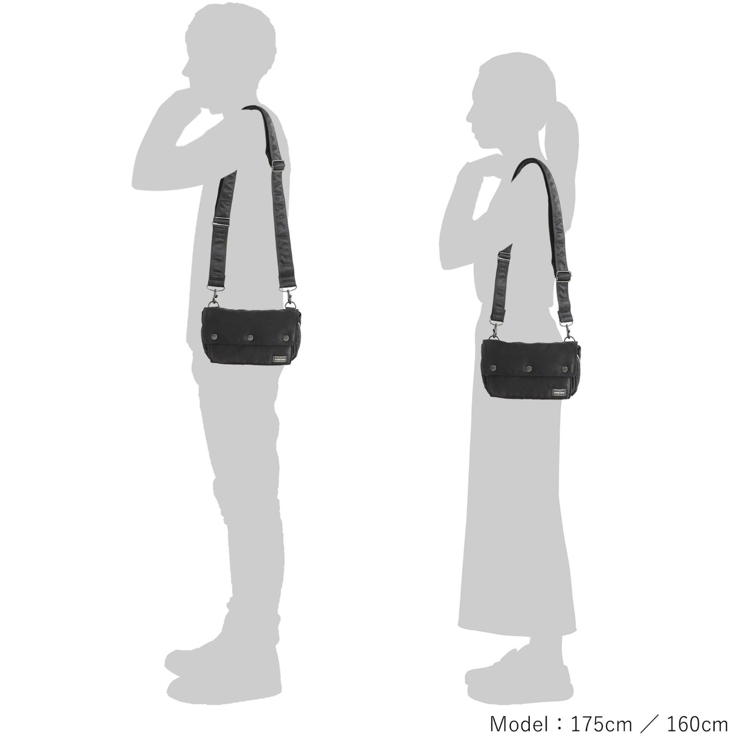 PORTER TANKER ENVELOPE BAG Yoshida made in Japan side pocket 622-26111