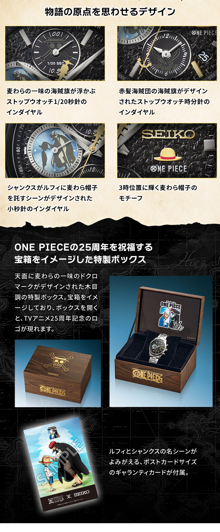 SEIKO X ONE PIECE 25th Anniversary Edition made in Japan Watch JDM