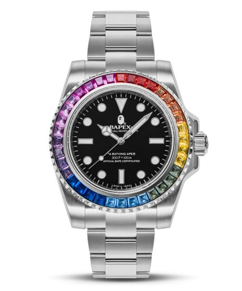 A BATHING APE TYPE 1 BAPEX CRYSTAL STONE watch JDM