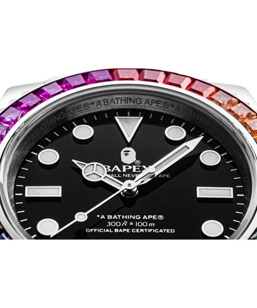 A BATHING APE TYPE 1 BAPEX CRYSTAL STONE watch JDM