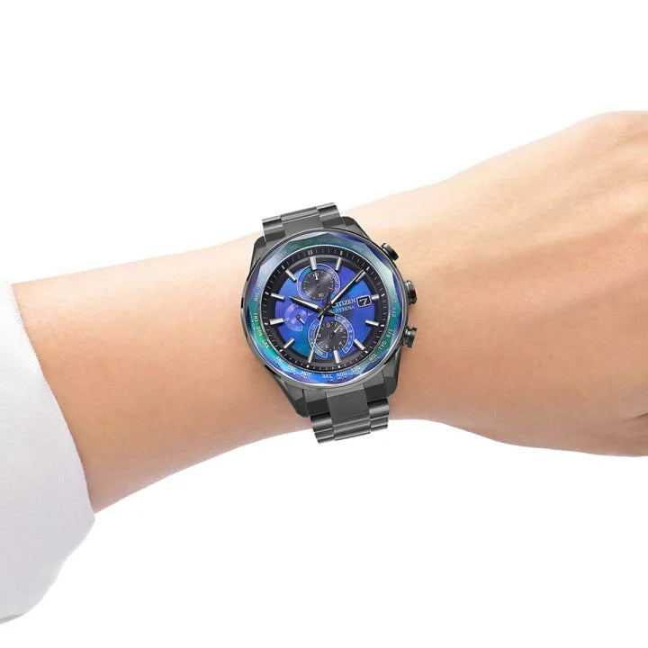 CITIZEN ATTESA ACT Line Black titanium 星辰日本製限定手錶 AT8314-53L