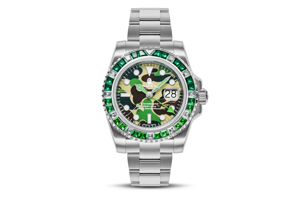 A BATHING APE TYPE 2 BAPEX ABC CAMO CRYSTAL STONE BAPE 手錶 JDM日版