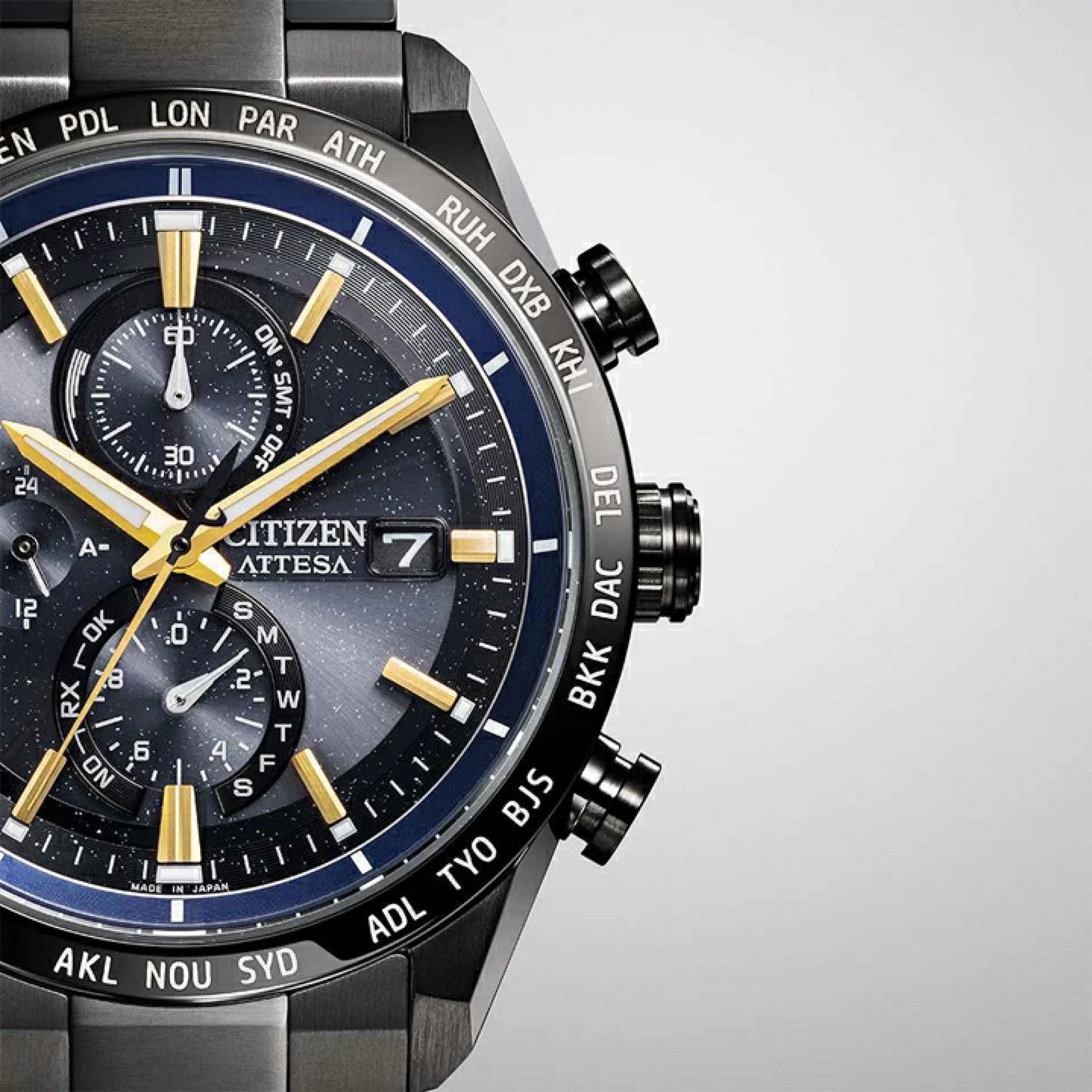 CITIZEN ATTESA ACT Line Black Titanium JAXA LABEL HTV-X Limited model 星辰 日本製限定版手錶 AT8289-67E JDM日版