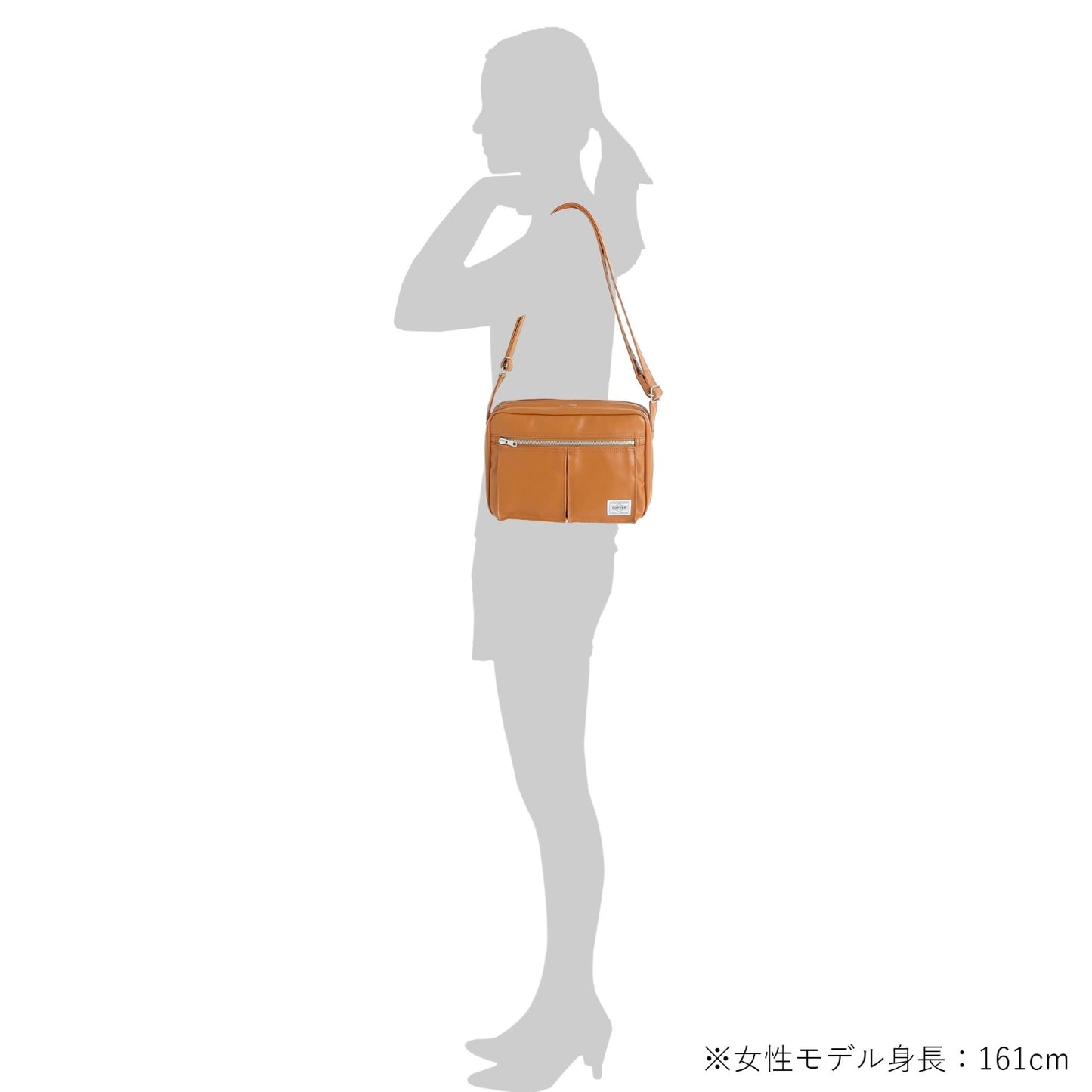 PORTER FREE STYLE SHOULDER BAG(S) Yoshida made in Japan crossbody bag 707-08212