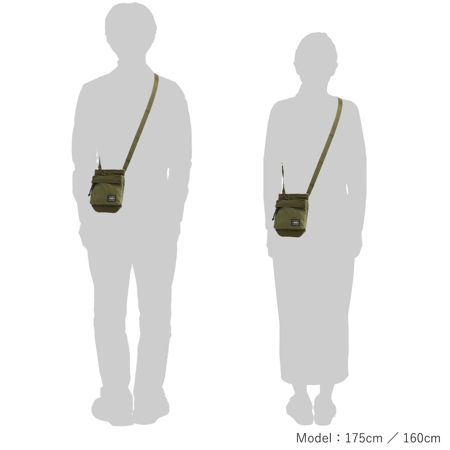 PORTER FORCE SHOULDER POUCH made in Japan 855-05461