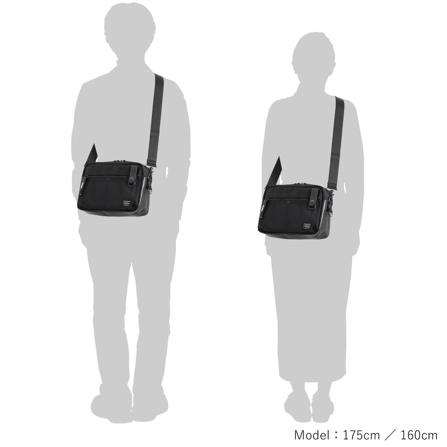 PORTER HEAT SHOULDER BAG made in Japan 703-07970