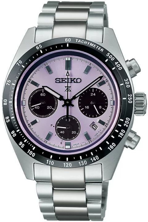 SEIKO PROSPEC SPEEDTIMER 精工東京2025世界陸上紀念限定版 江戸紫 日本製手錶 SBDL119 JDM日版