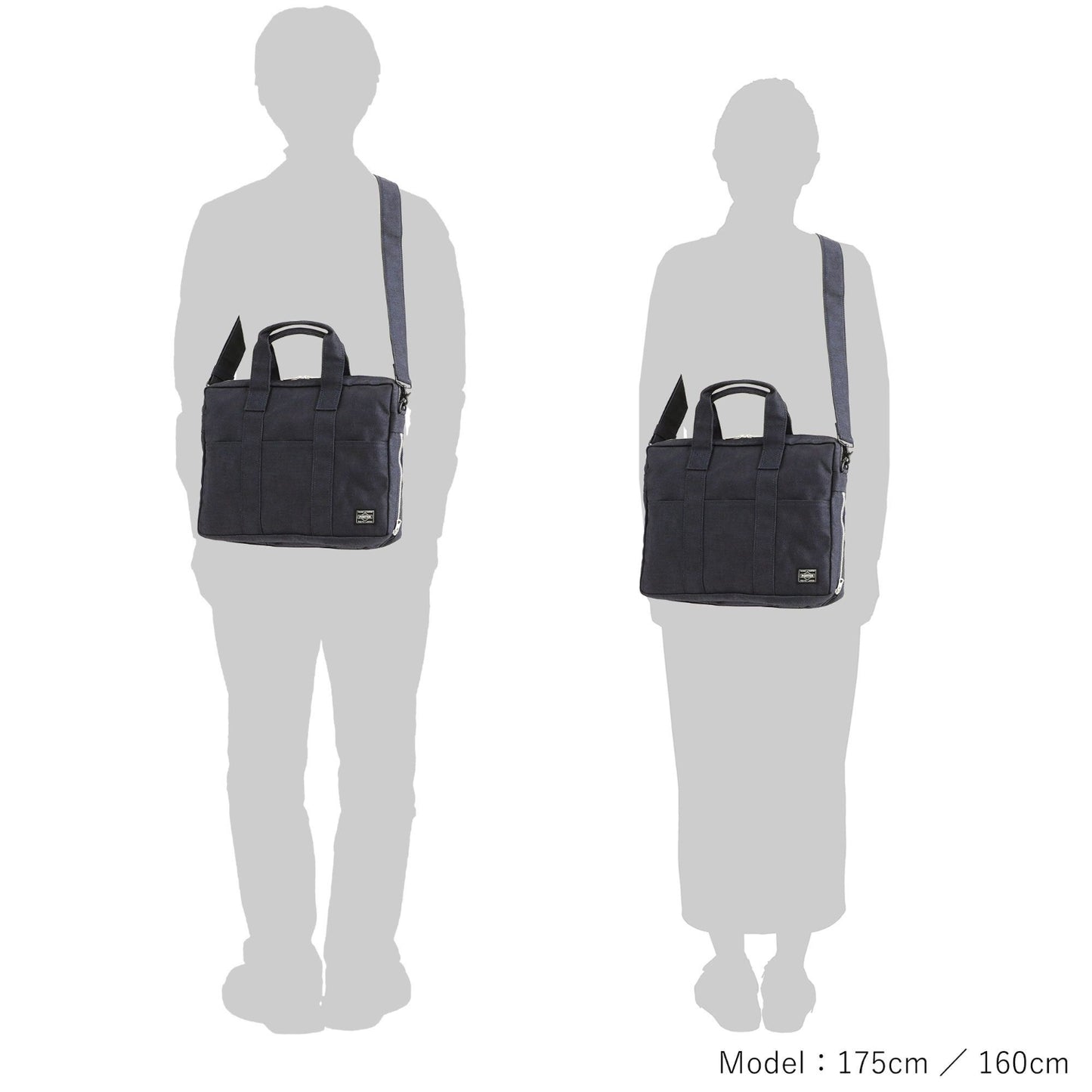 PORTER SMOKY 2WAY BRIEFCASE Yoshida made in Japan briefcase 592-27530