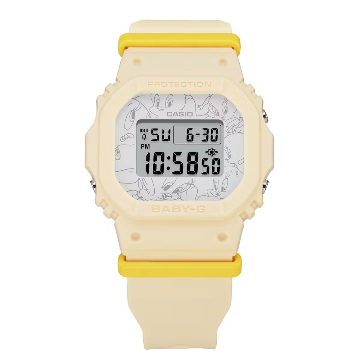 CASIO X TWEETY BABY G BGD-565 Series LOONEY TUNES 翠兒 特別版手錶 BGD-565TW-5JR JDM 日版