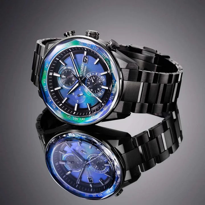 CITIZEN ATTESA ACT Line Black titanium 星辰日本製限定手錶 AT8314-53L