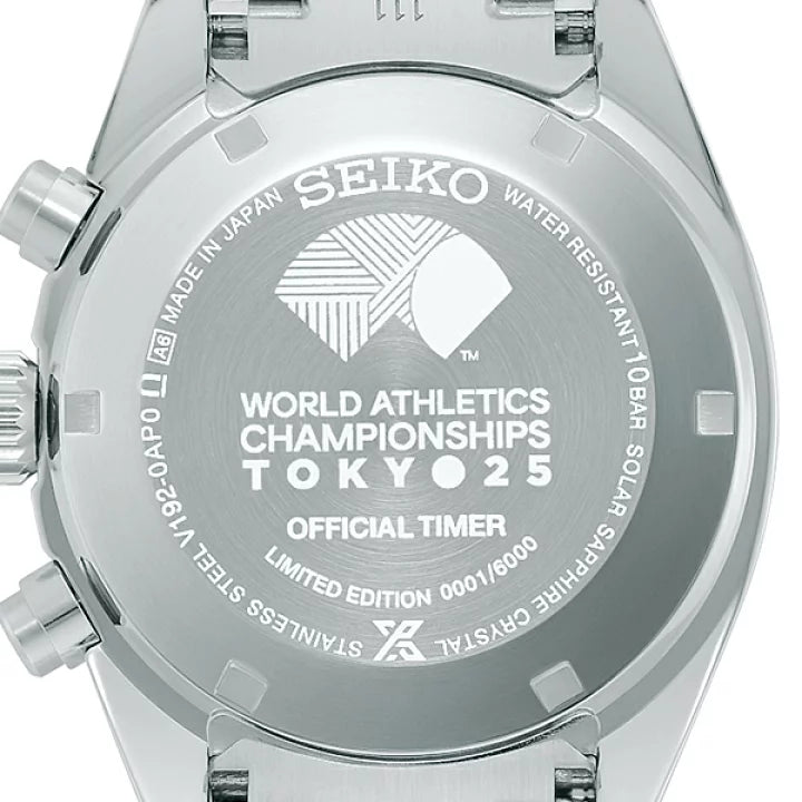 SEIKO PROSPEC SPEEDTIMER Tokyo 2025 World Land Commemorative Limited Edition Edo Purple Watch SBDL119 JDM