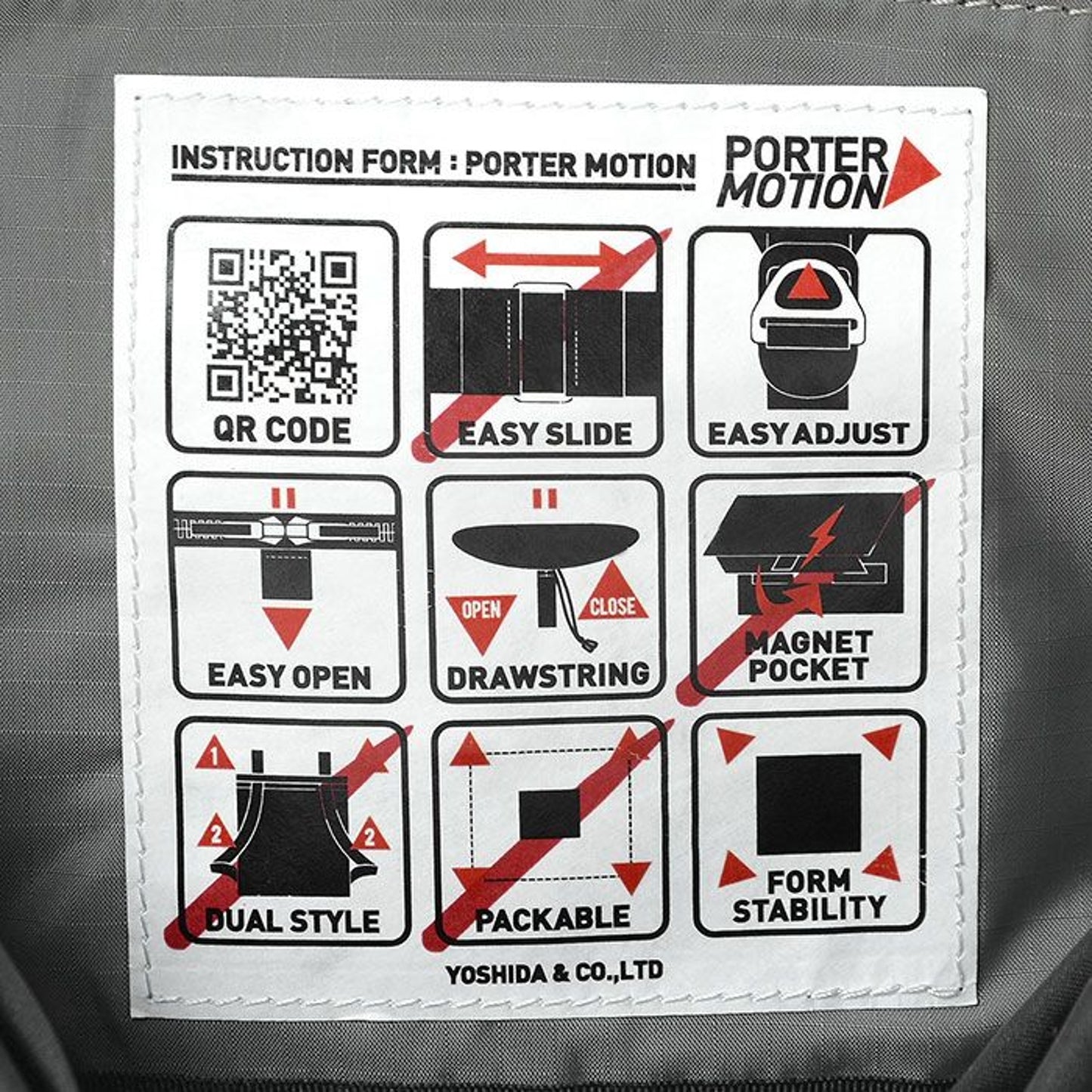 PORTER MOTION RUCKSACK made in Japan 753-05160