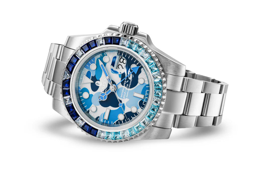 A BATHING APE TYPE 2 BAPEX ABC CAMO CRYSTAL STONE BAPE 手錶 JDM日版