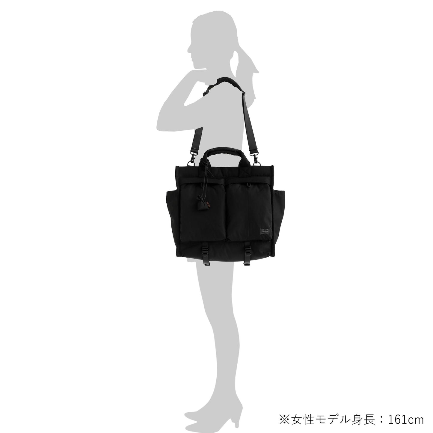 PORTER SENSES TOTE BAG(L) 吉田 日本製 斜孭袋手提袋 672-26819