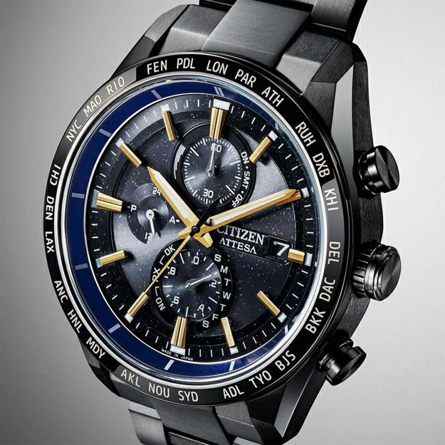 CITIZEN ATTESA ACT Line Black Titanium JAXA LABEL HTV-X Limited model 星辰 日本製限定版手錶 AT8289-67E JDM日版