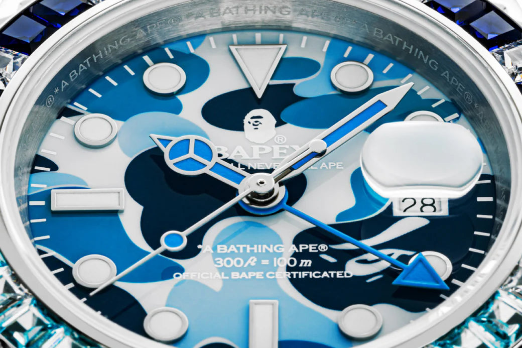 A BATHING APE TYPE 2 BAPEX ABC CAMO CRYSTAL STONE BAPE 手錶 JDM日版