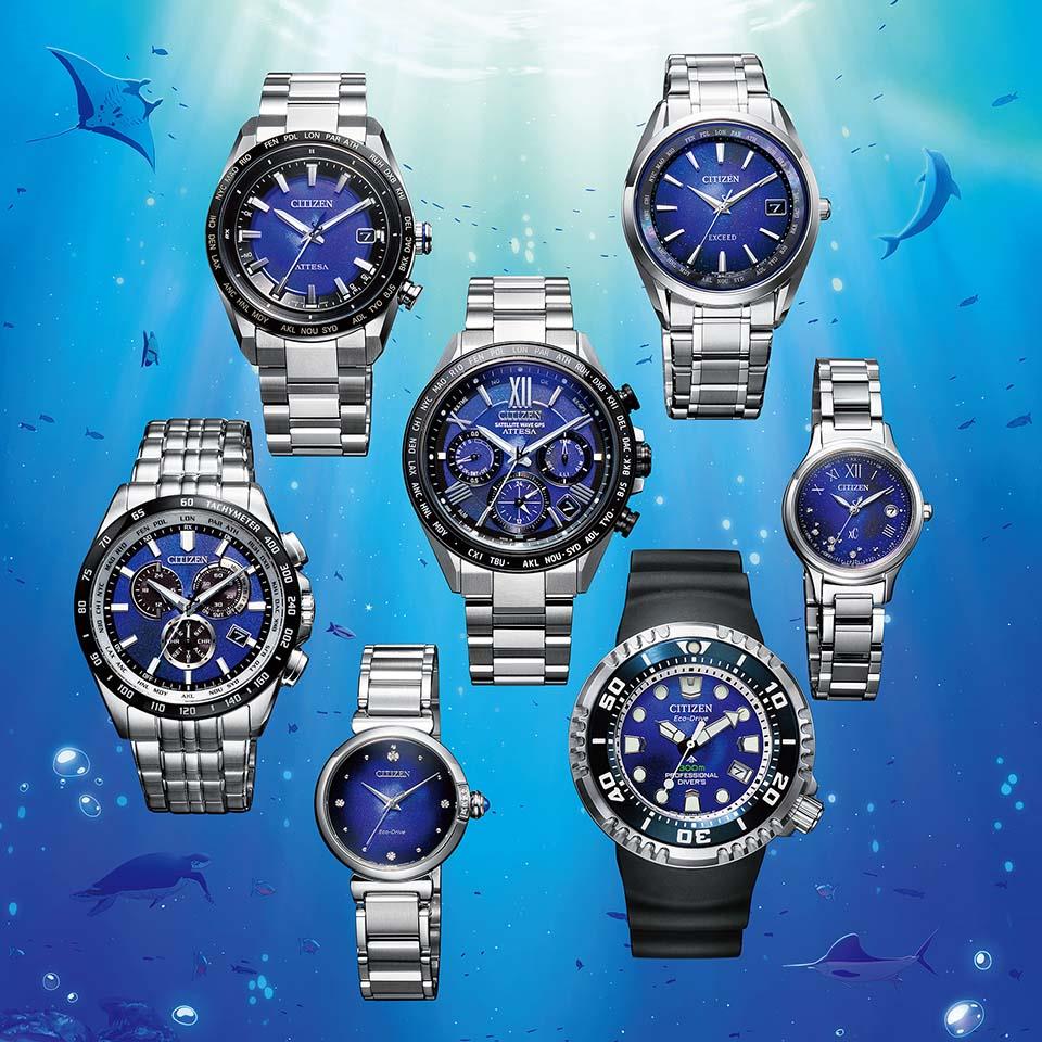 CITIZEN ATTESA ACT line UNITE with BLUE 星辰 日本製限定手錶 CB0288-65L JDM日版
