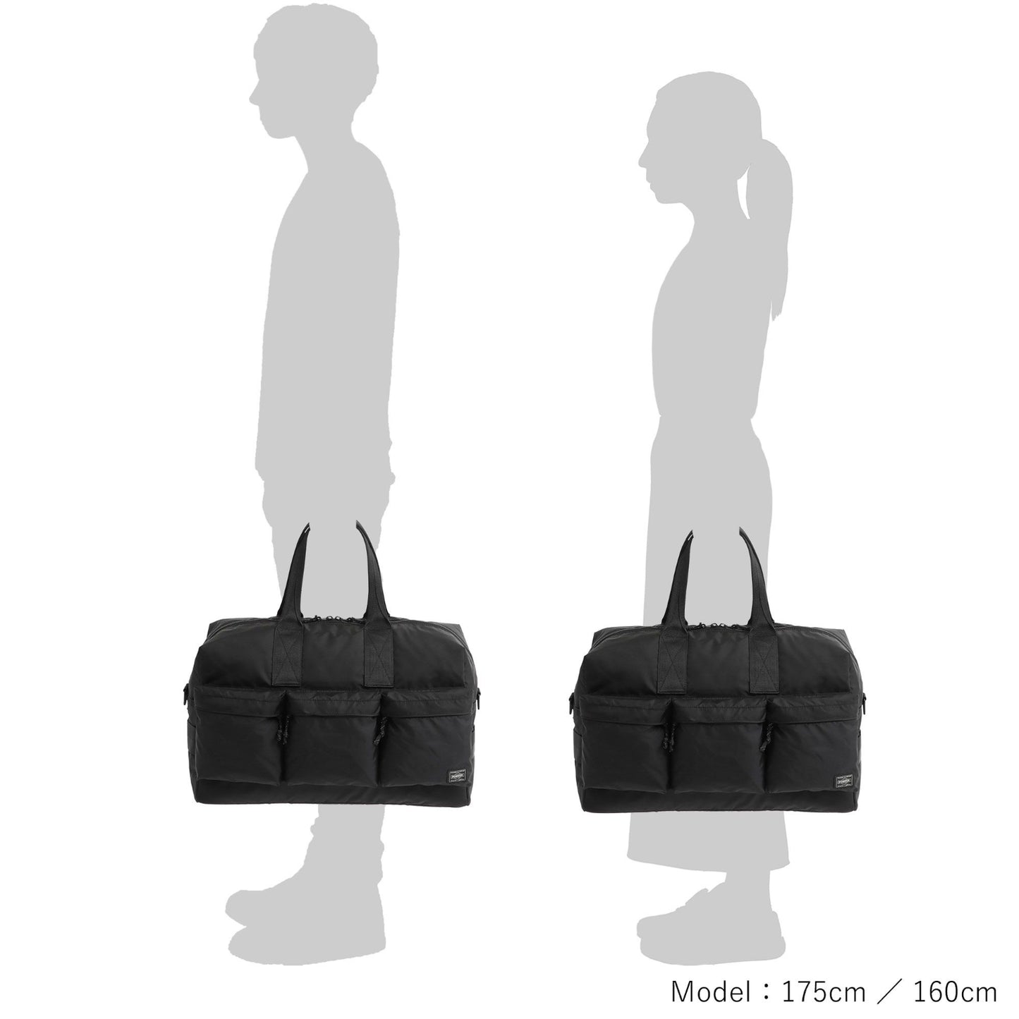 PORTER FORCE 2WAY DUFFLE BAG made in Japan 855-05900
