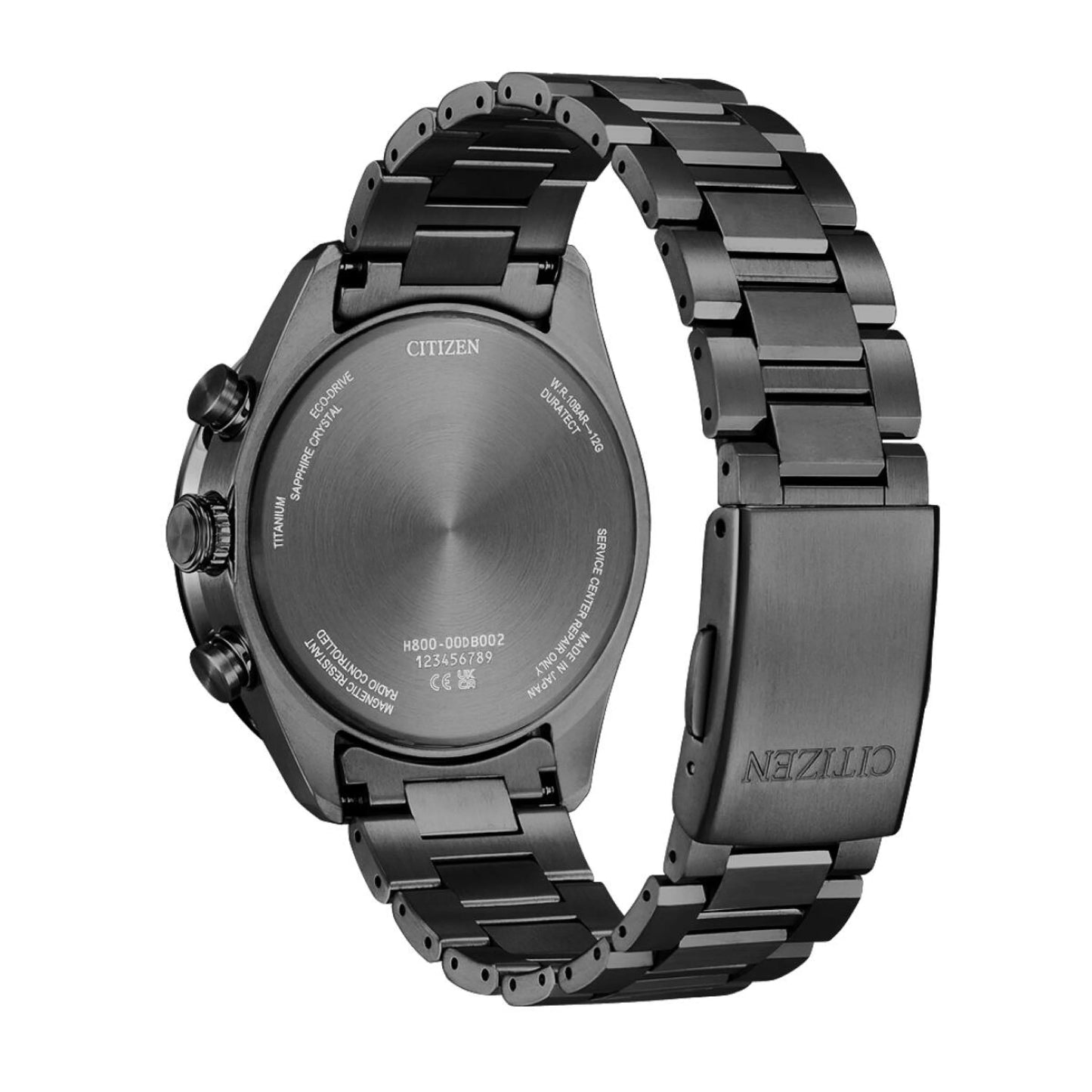 CITIZEN ATTESA ACT Line Black titanium 星辰日本製限定手錶 AT8314-53L