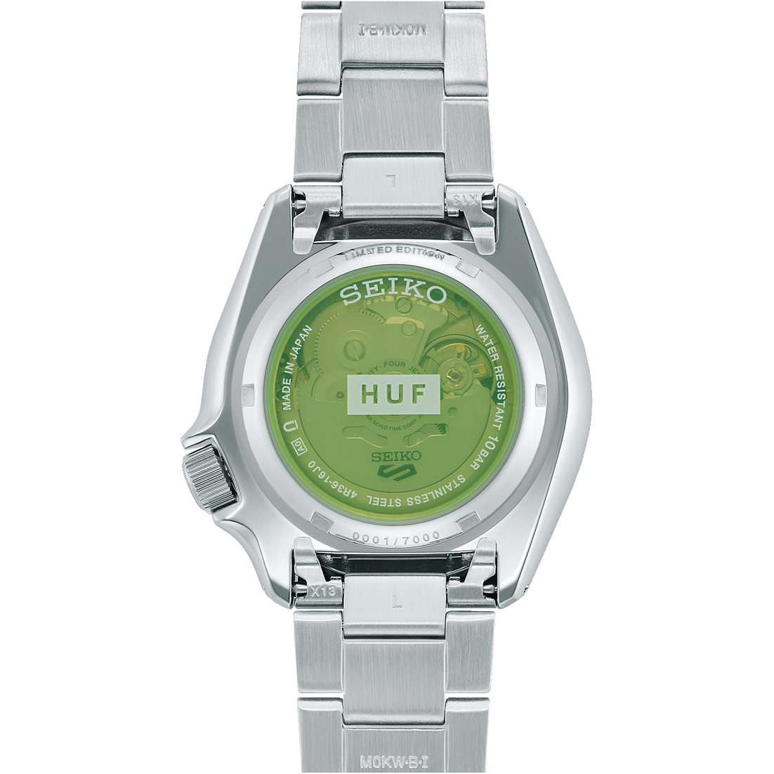 SEIKO 5 Sports HUF Limited Edition SKX series made in Japan Watch SBSA279 JDM