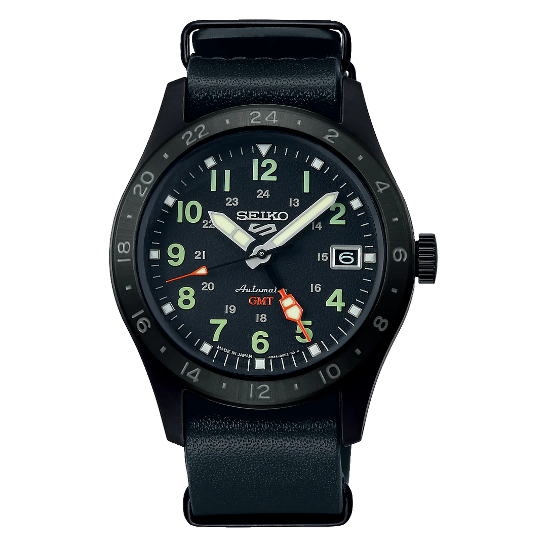 SEIKO 5 sports Field Street Style GMT model made in Japan SBSC013