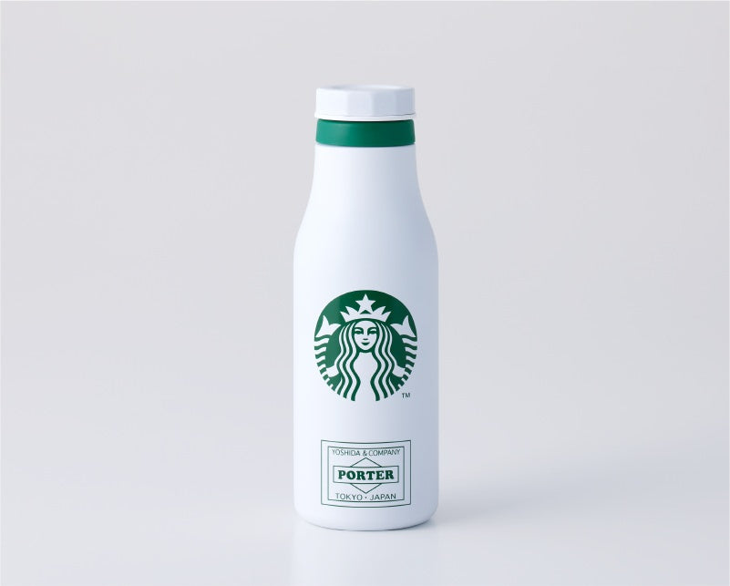 PORTER x Starbucks S/S Logo Bottle 473ml (White)