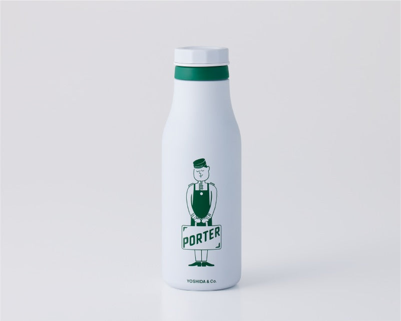 PORTER x Starbucks S/S Logo Bottle 473ml (White)