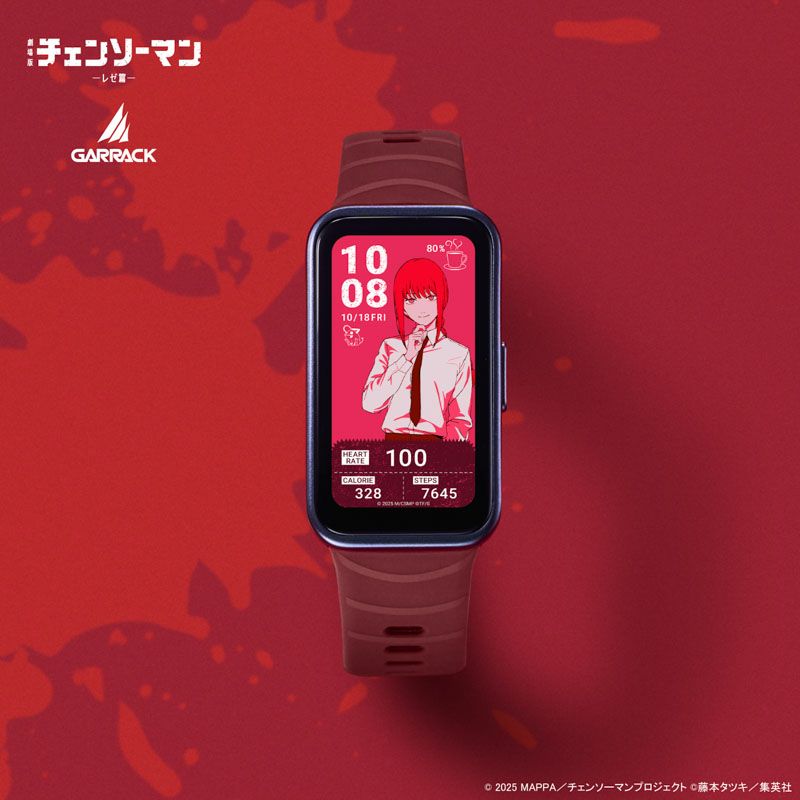 GARRACK X 鏈鋸人 劇場版 特別版運動手錶 JDM日版
