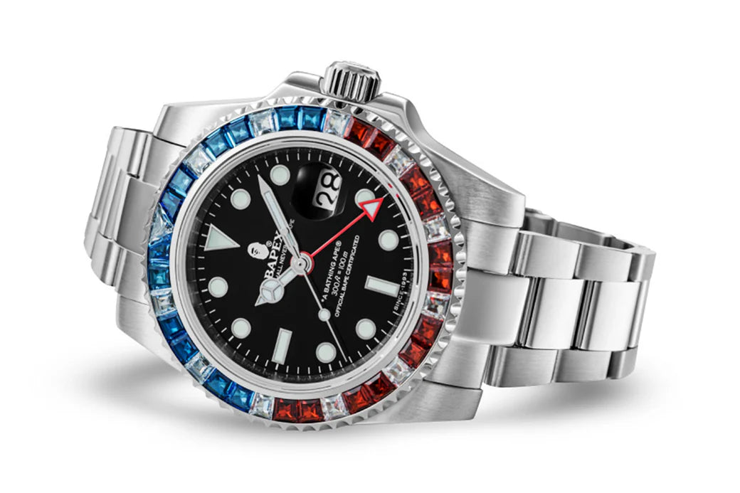 A BATHING APE TYPE 2 BAPEX CRYSTAL STONE 手錶 JDM日版