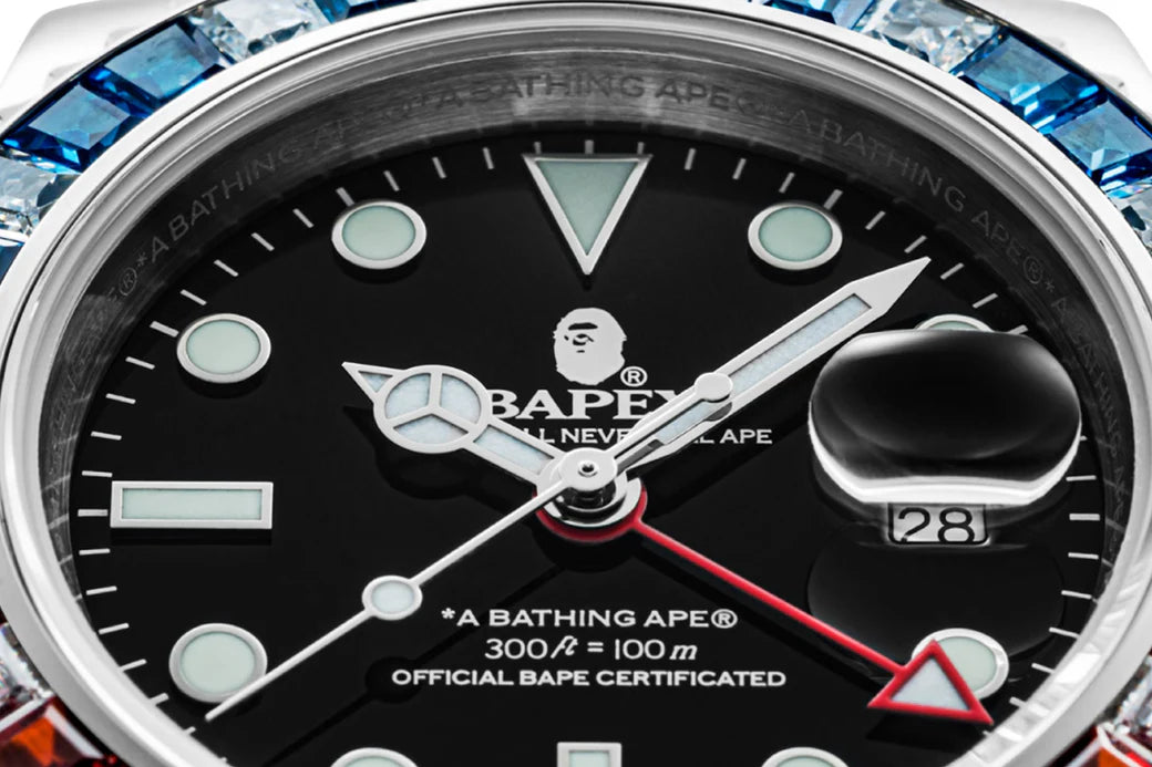 A BATHING APE TYPE 2 BAPEX CRYSTAL STONE 手錶 JDM日版