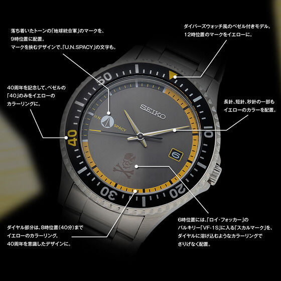 SEIKO X 超時空要塞 40週年紀念 日本製限定版手錶 JDM日版