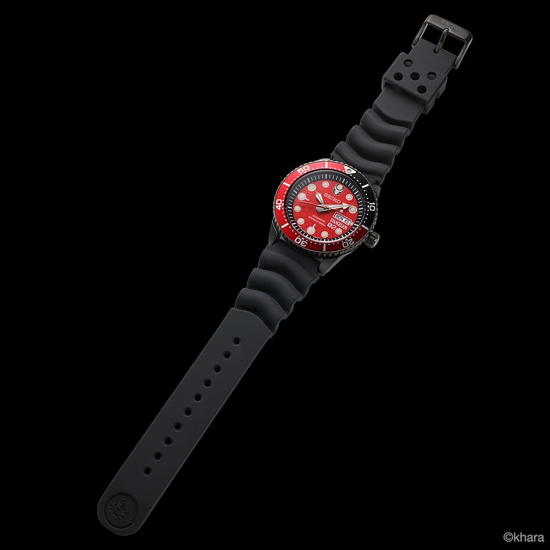 SEIKO X RADIO EVA 新世紀福音戰士 EVA-02 DIVER'S WATCH (EVA-02 MODEL) 限定版 精工 日本製限量手錶 JDM日版
