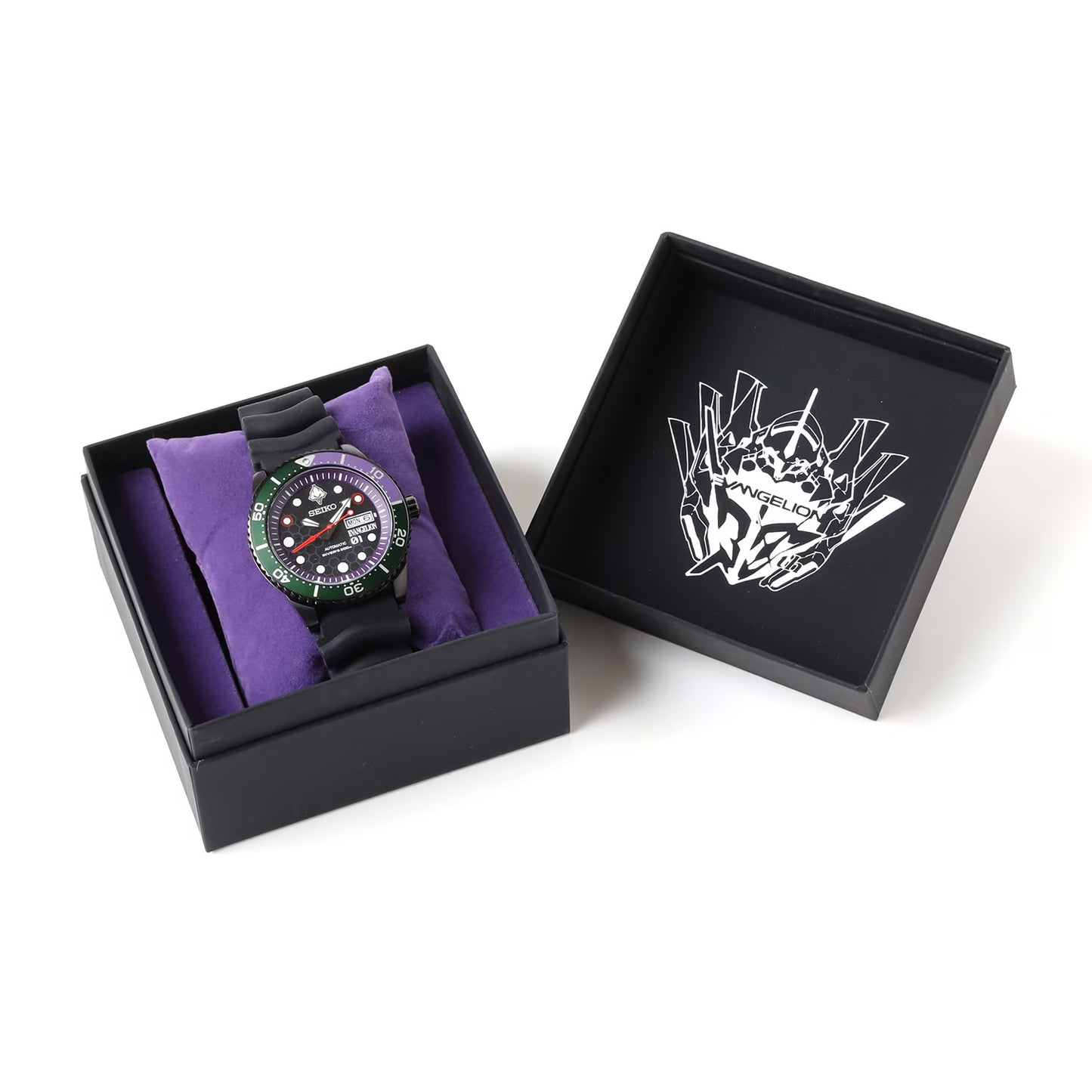SEIKO X RADIO EVA 新世紀福音戰士 EVA-01 DIVER'S WATCH (EVA-01 MODEL) 限定版 精工 日本製限量手錶 JDM日版